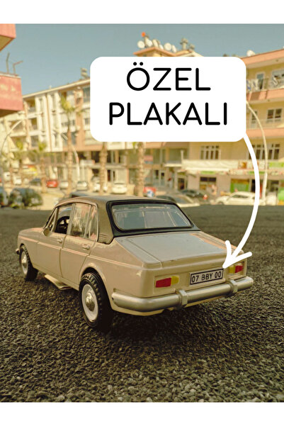bebeym Kişiye Özel Plakalı Anadol Metal Araba Sesli Ve Işıklı