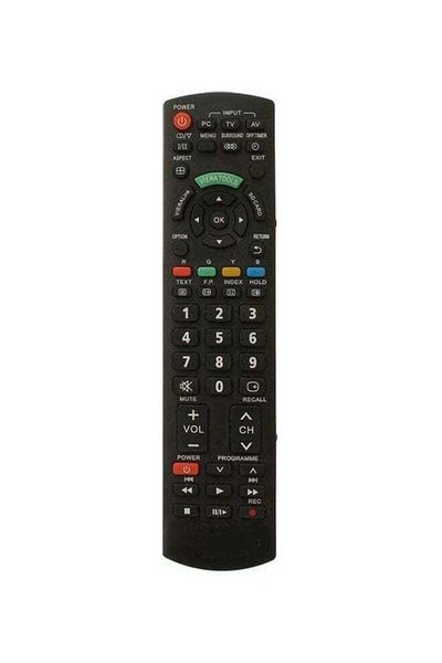 erorex Remote Control For Panasonic Black