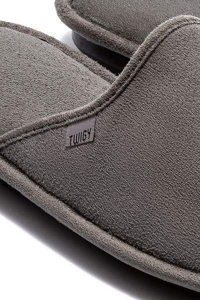 Twigy Roberto Gray Men's House Slippers - Size 41/46