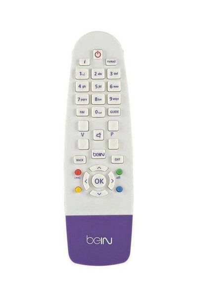 erorex Bein Sport Receiver Tv Remote Control White Purple