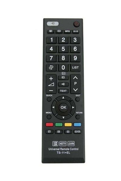erorex Allimity TV Remote Control For Toshiba Series Black
