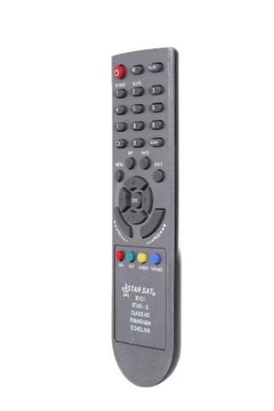 erorex Remote Control For Star Sat Class HD Panarama Echolink Receiver Silver/Black/Red