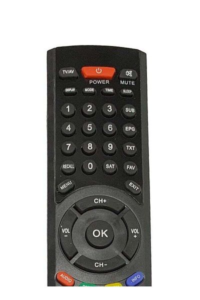 erorex Remote Control HD DVD Receiver Black