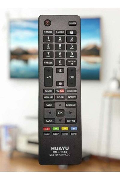 erorex Universal Remote Control For Haier Smart And Normal TV Black