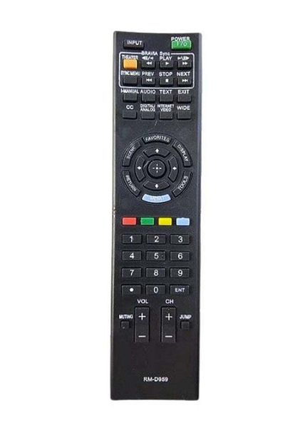 erorex Remote Control For Sony Black