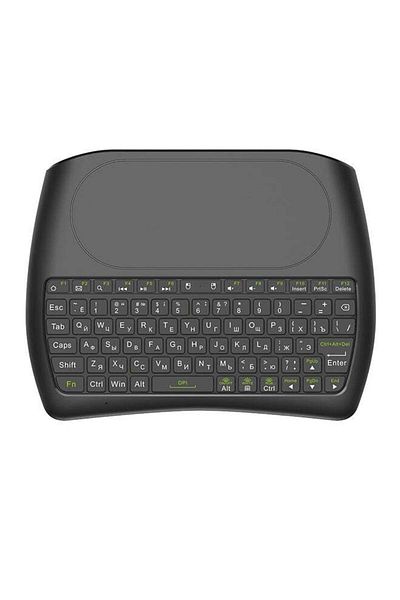 erorex Wireless Keyboard Remote Control With Touchpad For Smart TV Black