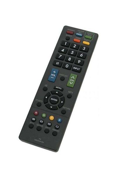 erorex جهاز تحكم عن بعد لتلفزيون شارب، LCD، LED، التلفزيون الذكي، أسود