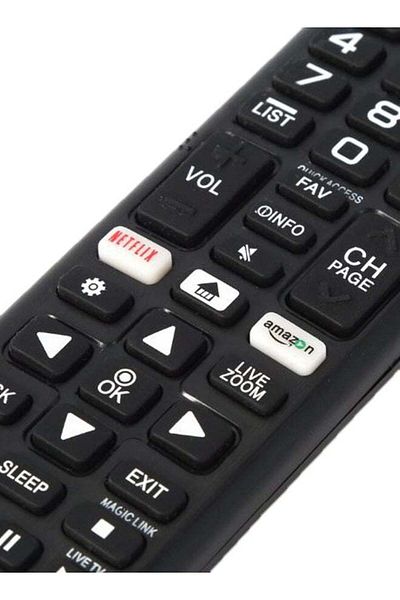 erorex Smart TV Remote Control For LG Black