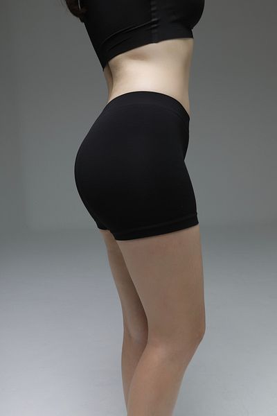 MİSTİRİK Moncorno Black Corset Detailed Recovery Knitted Boxer