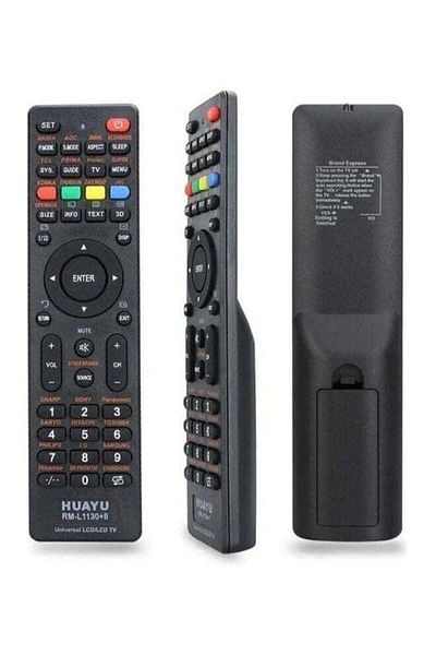 erorex Universal Tv Remote Control Black