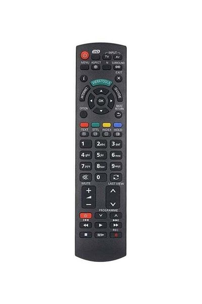 erorex Ir Remote Control For Panasonic Lcd Led Tv Black