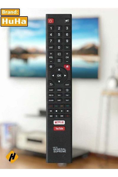 erorex General Supreme Remote Control For General Supreme Lcd Led Tv With Netflix Youtube Smart Buttons