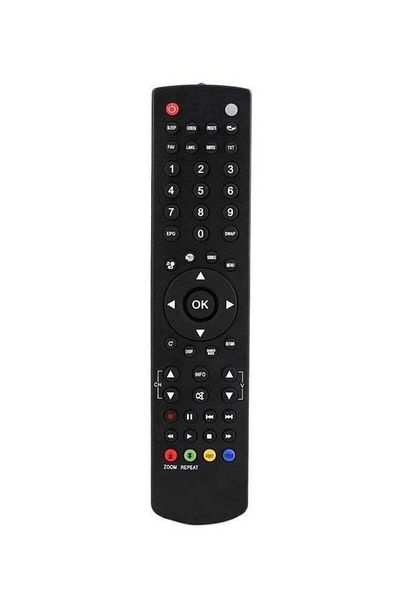 erorex Portable Universal Smart TV Remote Control Replacement For RC1910 TV Control Black