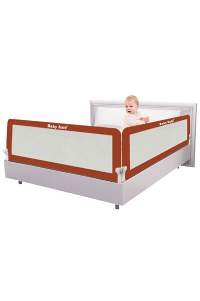 BabySafe Baby Safe Safety Bed Rail XL - (150X42cm) BROWN