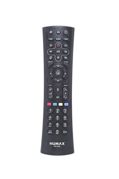 erorex Remote Control For Humax Satellite Receiver Black