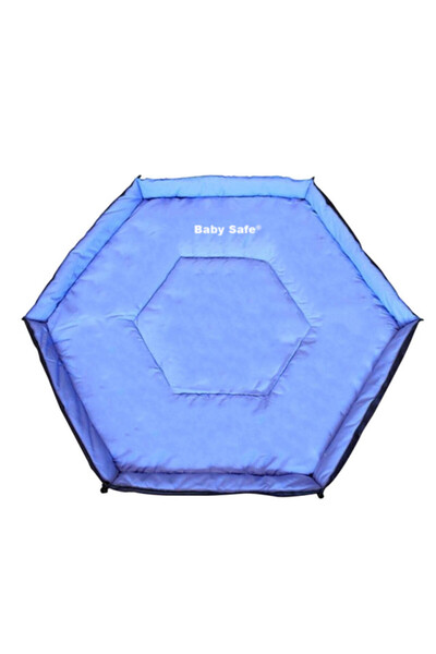 BabySafe Baby Safe Convertible Playpen with Mat - Grey