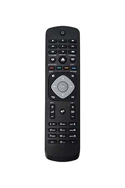 erorex Remote Control For Philips LCD, LED, Smart TV Black