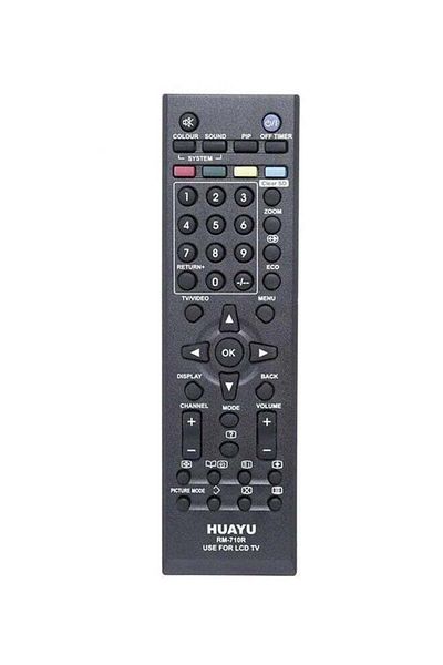 erorex Remote Control For Jvc Led Lcd Tv Black