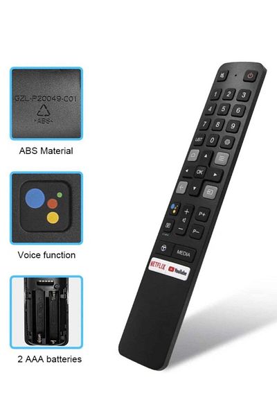 erorex TCL 4K smart TV remote control RC901V FMR1 universal
