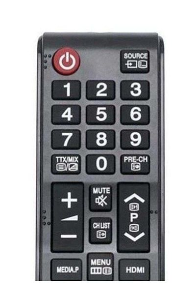erorex Remote Control For Samsung Tv Black