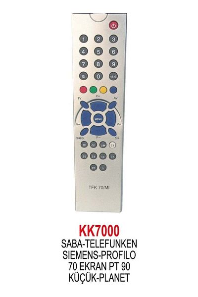 erorex Saba Telefunken Profilo Siemens Tube TV Remote KK7000