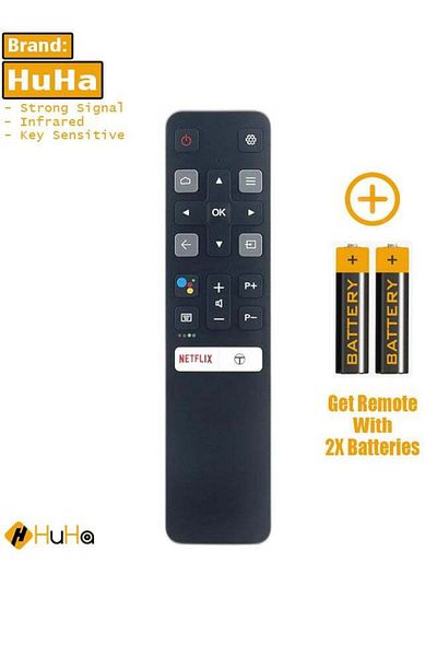 erorex RC802V FUR6 Replaced Remote Fit for Tcl Android TV