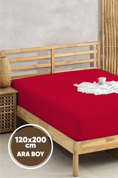 Eponj Home 120X200Cm Medium Size Cotton Jersey Sheet - Combed Cotton Elastic