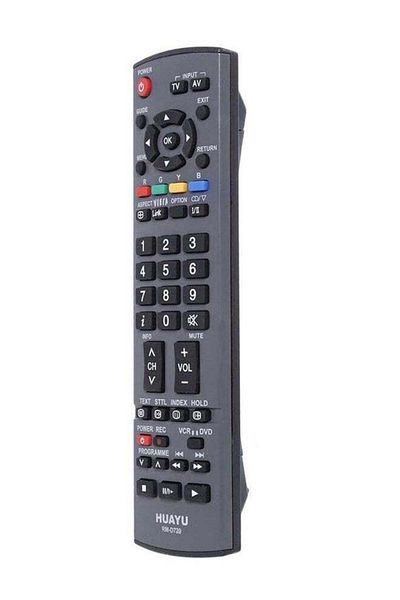 erorex Remote Control For Panasonic Tv Black