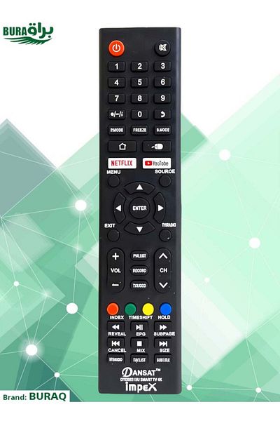 erorex Remote Control For Dansat Smart Startrack Onix Grace Felexy Impex G-Ten LCD LED