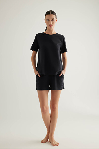 Hays Kadın Pamuklu Kısa Kollu Şortlu Takım