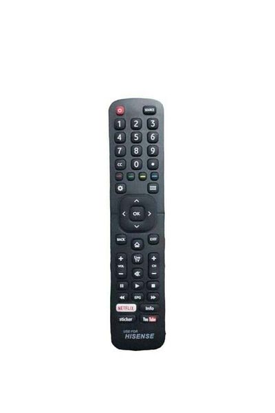 erorex Smart Remote Control For Hisense Tv Lcd Led Black