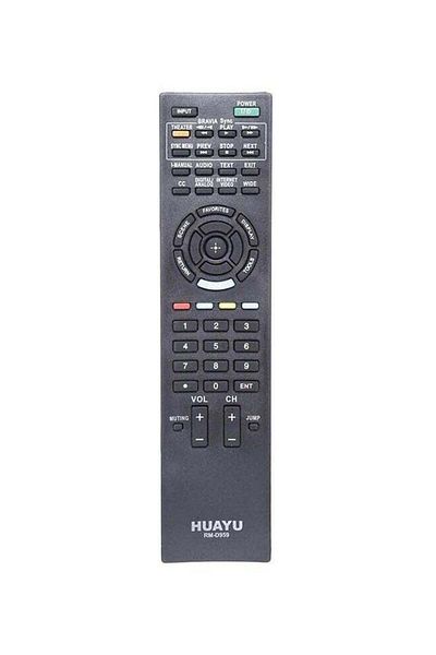 erorex Remote Control For Sony Lcd Led Tv Black