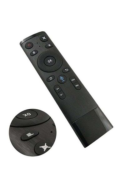 erorex 2.4G Voice Input  Wireless Air Remote Mouse HTPC PC Controller Black