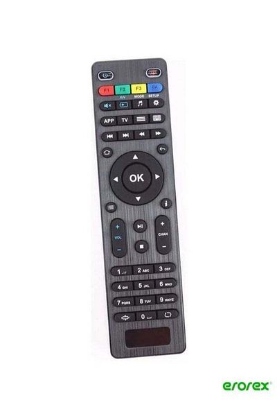 erorex Remote Control For Mag Smart TV, IPTV And Set Top Box Black