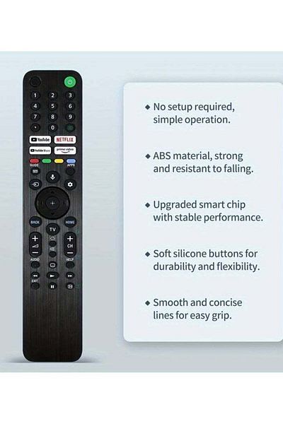 erorex RMF-TX520P Replacement For Sony Smart TV Remote Control For Smart TV XR 4K Ultra HD Television