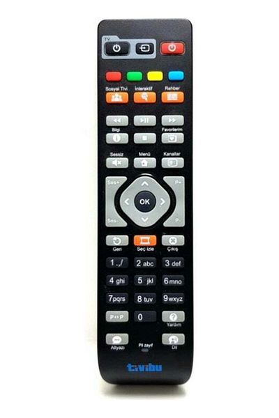 erorex Original Tıvibu Remote Control Türk Telekom Tivibu Original Remote Colored Buttons on Top