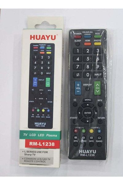 erorex Universal Remote Control for LCD LED TV HD Plasma RM-L1238 Replacement