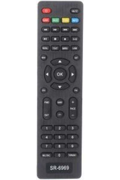 erorex HD Receiver Remote Control For Starsat 6969 Black