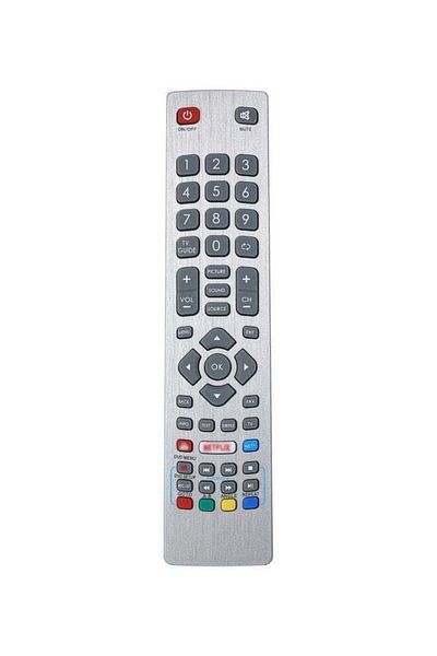 erorex TV Remote Control For Sharp Aquos Silver