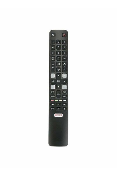 erorex جهاز التحكم عن بعد للشاشة TCL Allimity باللون الأسود