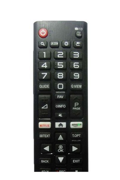 erorex TV Remote Control For LG Screen Black