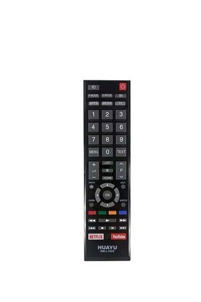 erorex Smart TV Remote Control Black