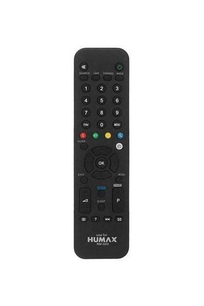 erorex HD Receiver Remote Control For Humax Gezira Black