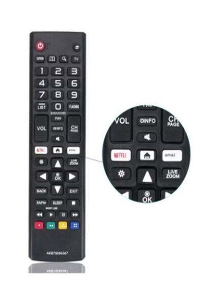 erorex Replacement Remote Control for LED LCD TV AKB75095307