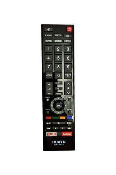erorex Toshiba Netflix TV Remote Control Black