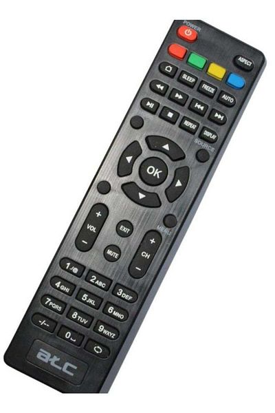erorex Infrared Universal TV Remote Control for ATC LED Black