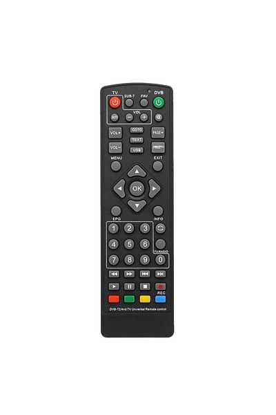 erorex Replacement Universal Remote Control For Smart TV/STB Controller Black