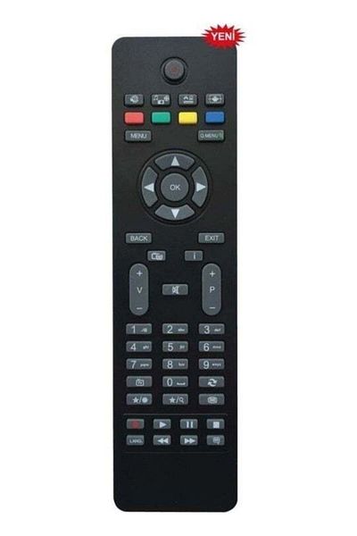 erorex جهاز تحكم عن بعد للتلفزيون Seg LE22SAT227FHD-B LED من Vestel Seg Regal متوافق مع Pipokiq