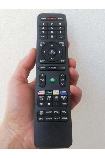 erorex Nordmende 43 Nm 6000F Compatible Android Smart TV Remote Control