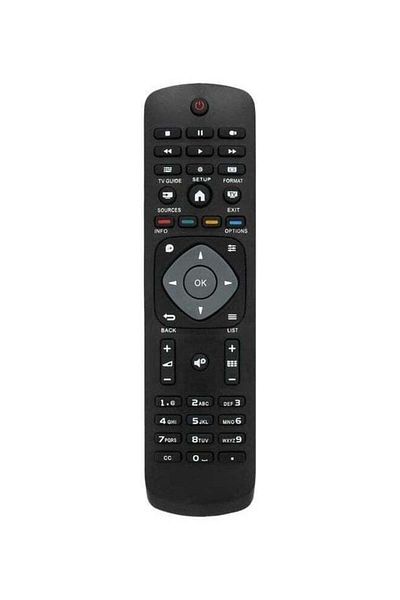 erorex Remote Control For Philips Smart Lcd Tv Black
